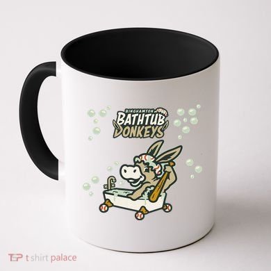Funny Binghamton Bathtub Donkey Gift Coffee Mug