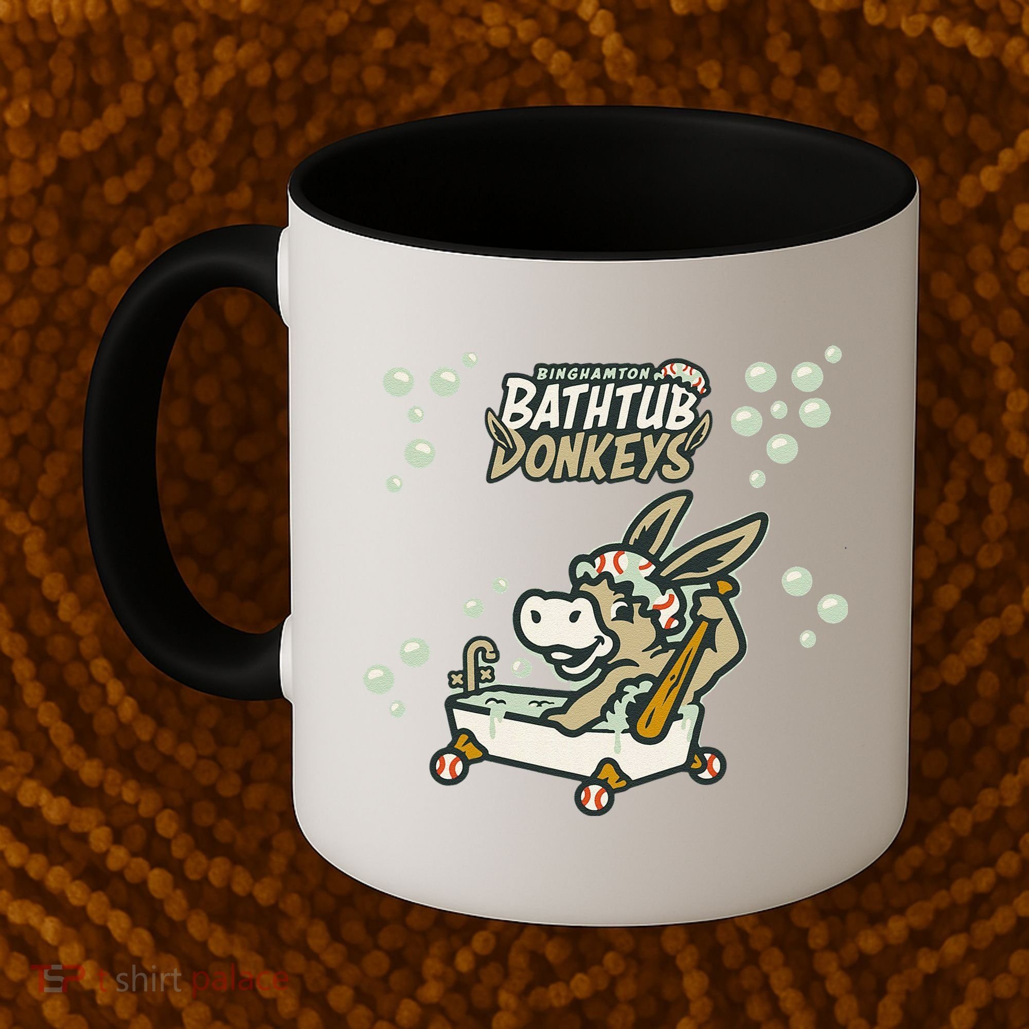 Funny Binghamton Bathtub Donkey Gift Coffee Mug