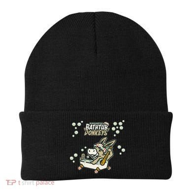 Funny Binghamton Bathtub Donkey Gift Beanie