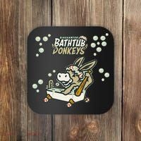 Funny Binghamton Bathtub Donkey Gift Coaster thumb 0