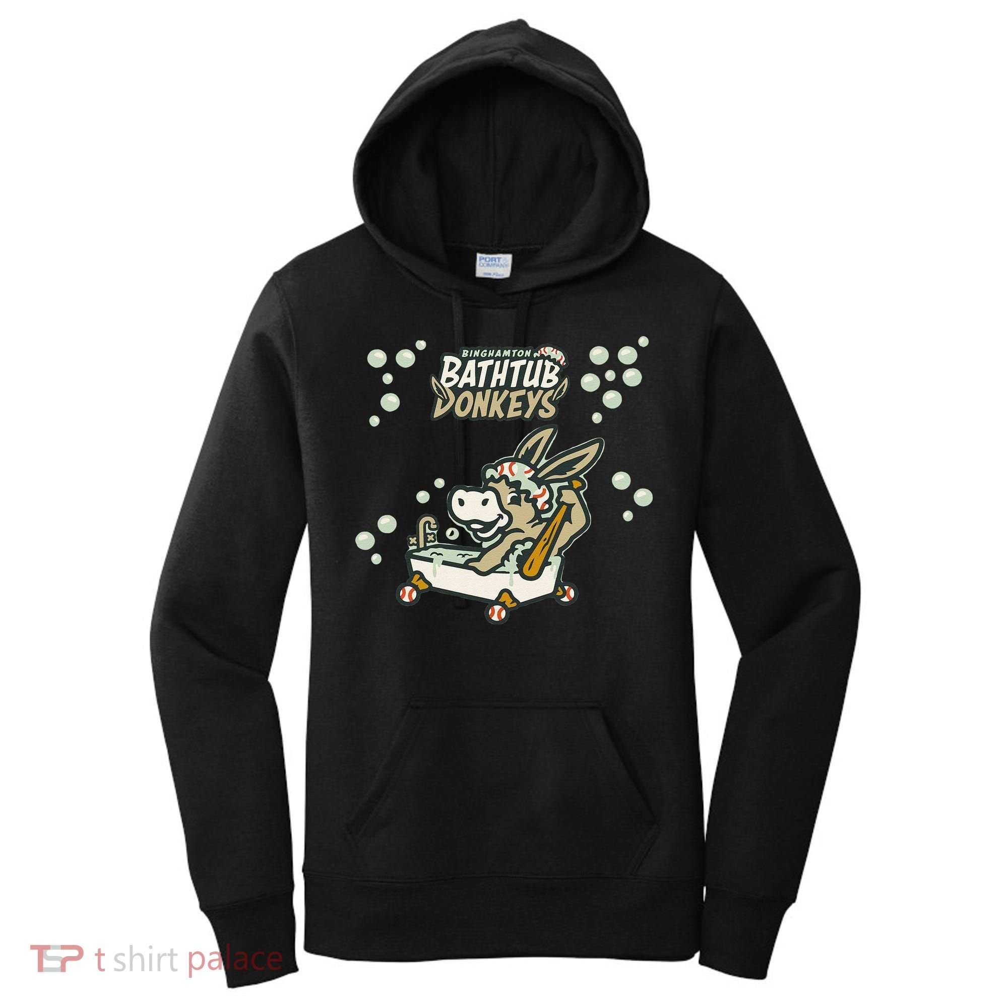 Funny Binghamton Bathtub Donkey Gift Women's Hoodie