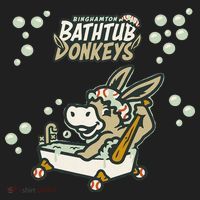 Funny Binghamton Bathtub Donkey Gift Tumbler thumb 3