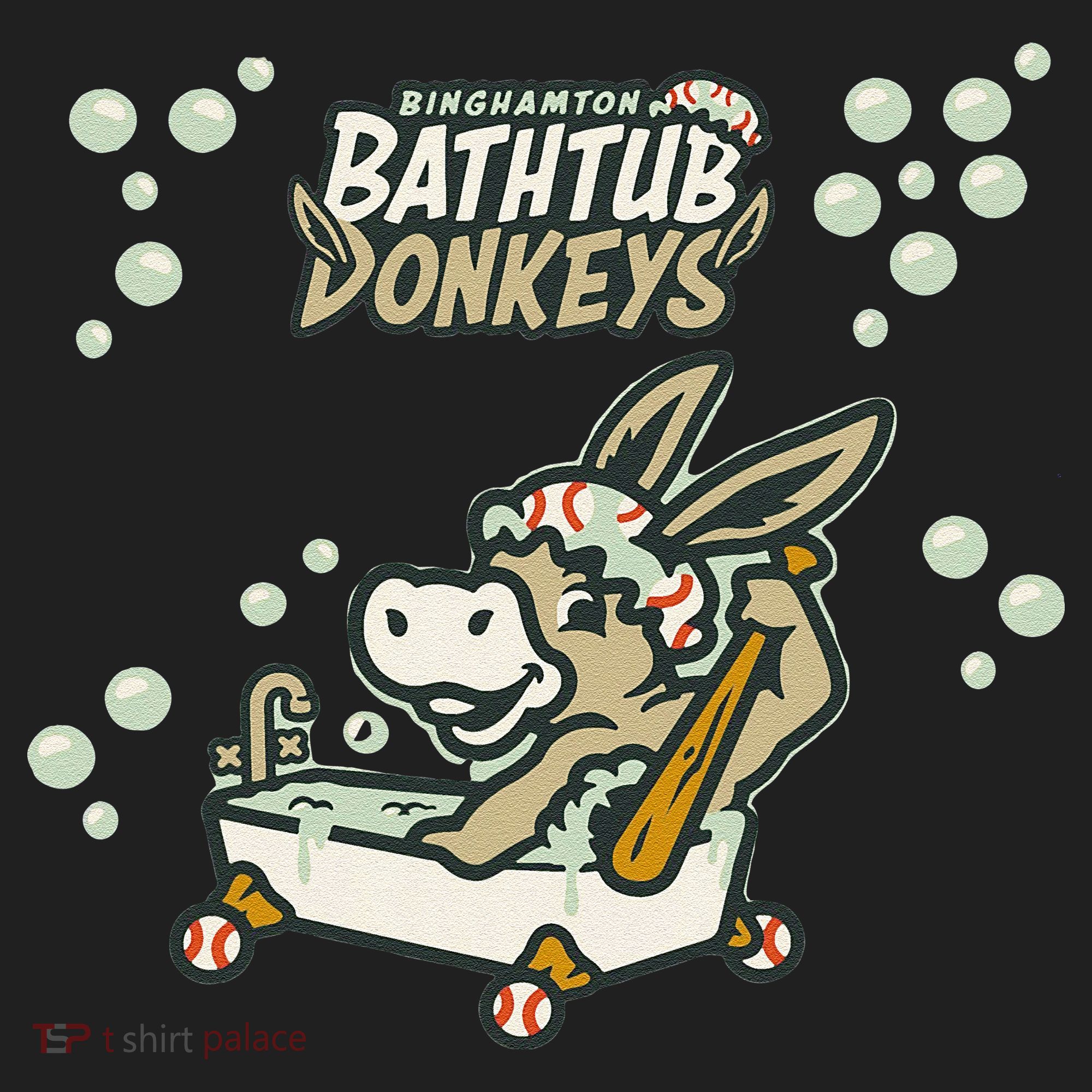 Funny Binghamton Bathtub Donkey Gift Tumbler