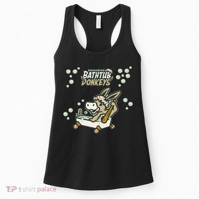 Funny Binghamton Bathtub Donkey Gift Women's Tank Top