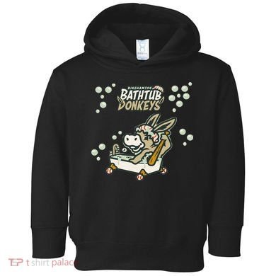 Funny Binghamton Bathtub Donkey Gift Toddler Hoodie