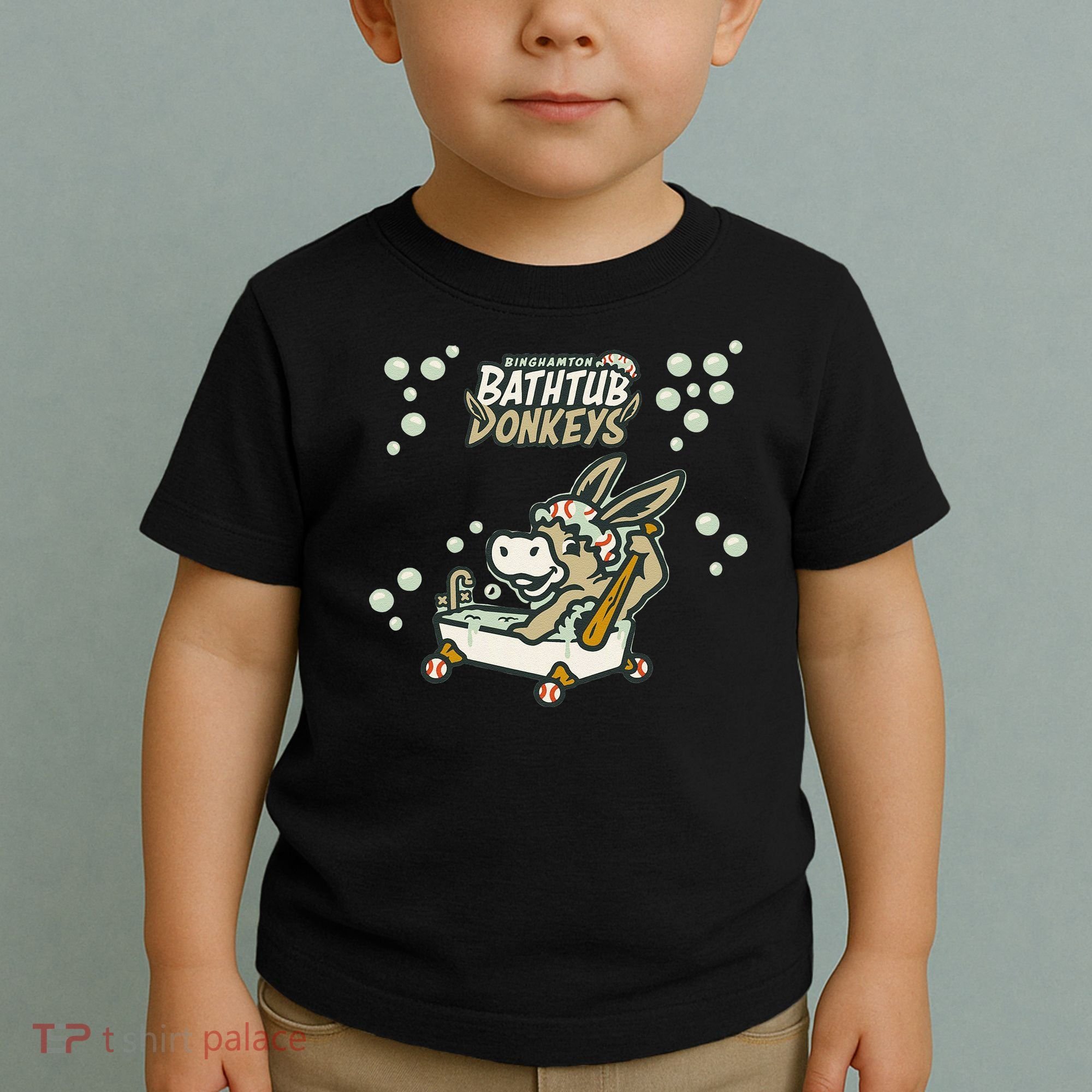 Funny Binghamton Bathtub Donkey Gift Toddler T-Shirt