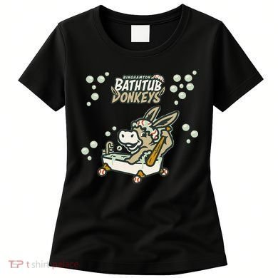 Funny Binghamton Bathtub Donkey Gift Women's T-Shirt