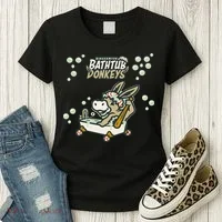 Funny Binghamton Bathtub Donkey Gift Women's T-Shirt thumb 3