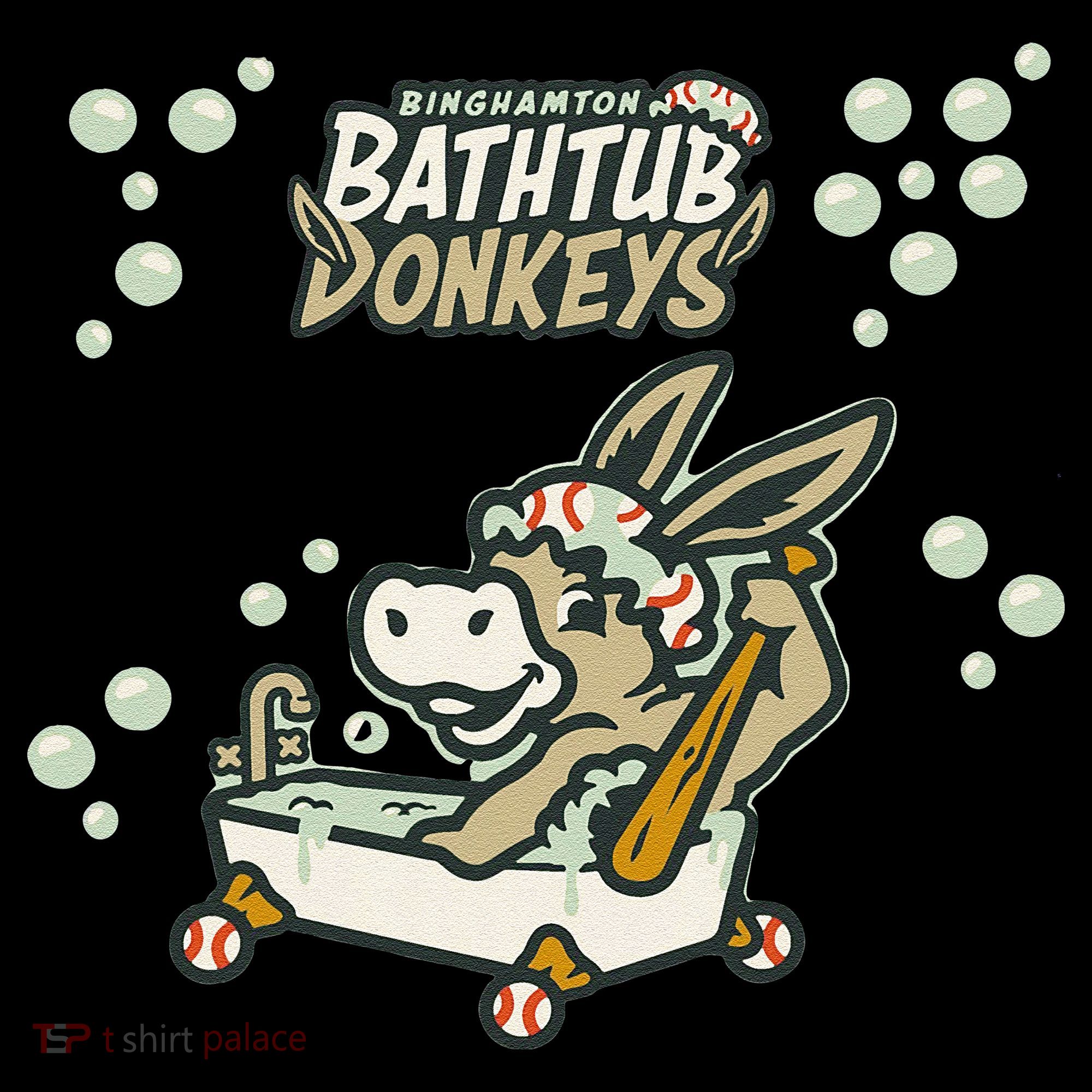 Funny Binghamton Bathtub Donkey Gift Women's T-Shirt