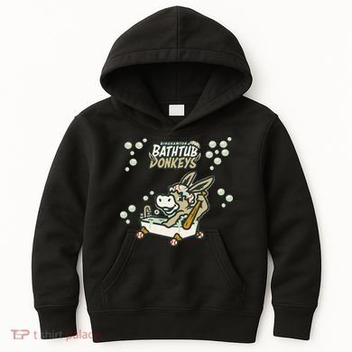 Funny Binghamton Bathtub Donkey Gift Kids Hoodie