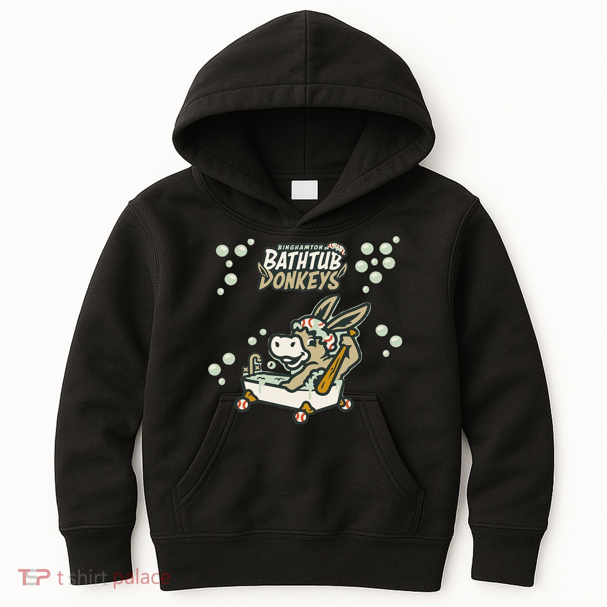 Funny Binghamton Bathtub Donkey Gift Kids Hoodie