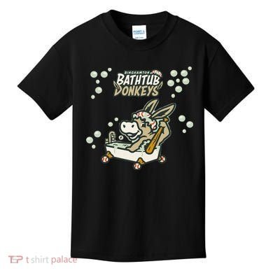 Funny Binghamton Bathtub Donkey Gift Kids T-Shirt