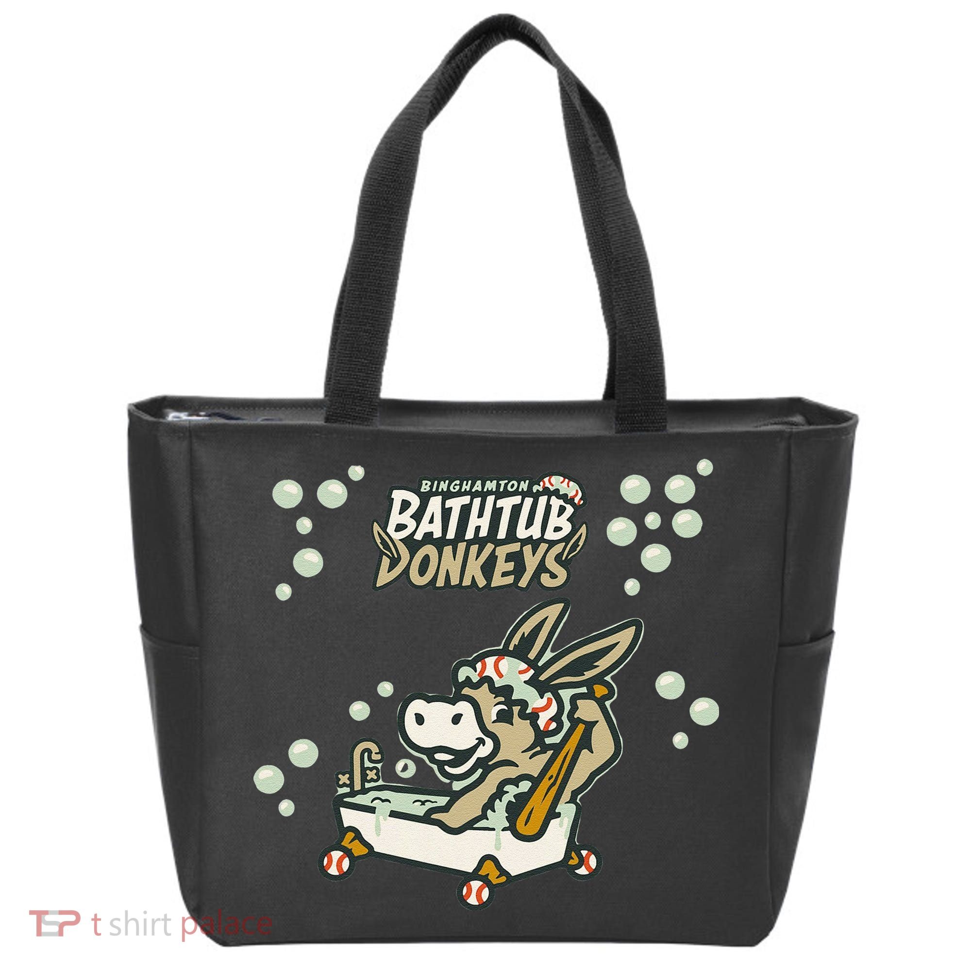Funny Binghamton Bathtub Donkey Gift Tote Bag