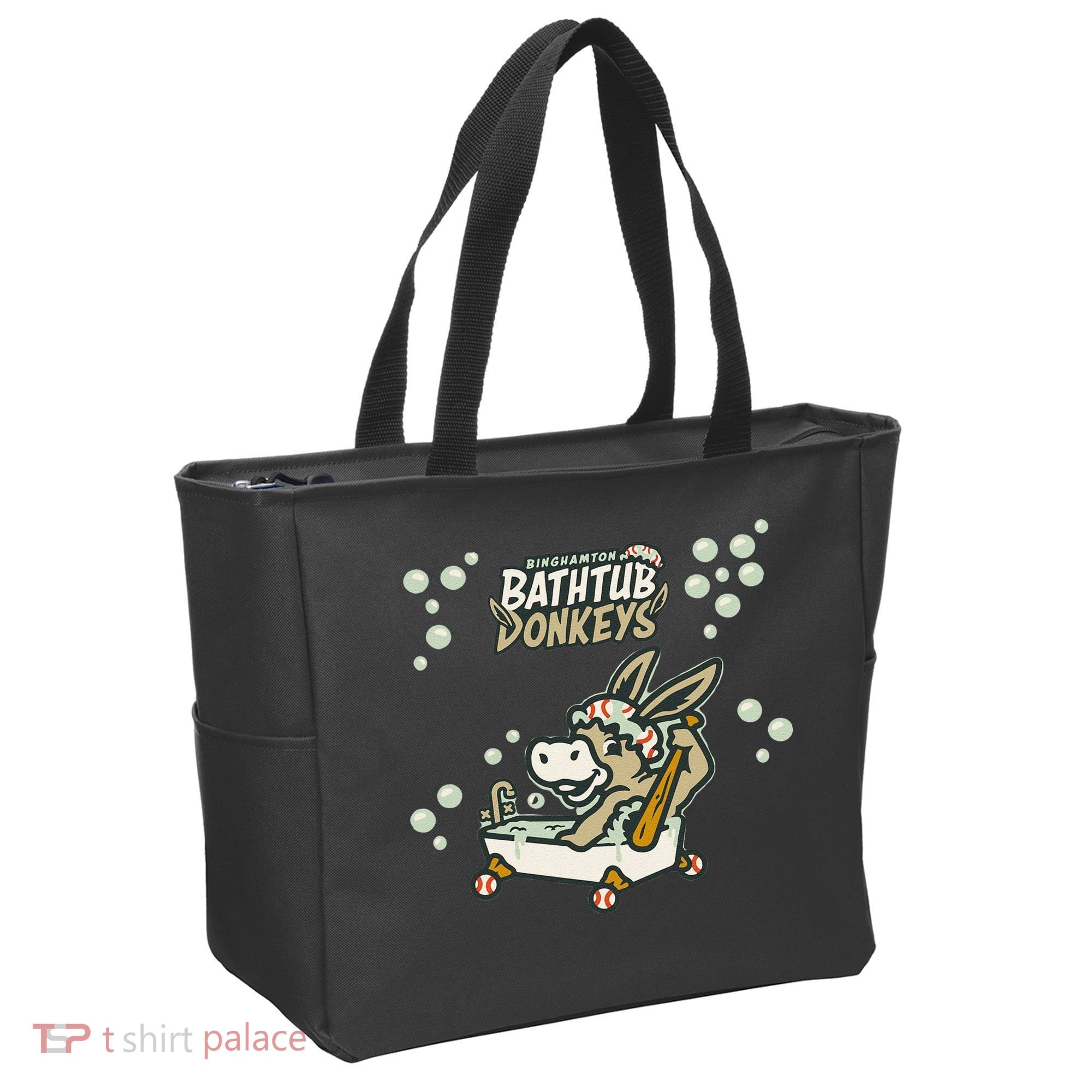 Funny Binghamton Bathtub Donkey Gift Tote Bag