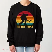 Funny Bocce Ball Retro ID Hit That Women's Sweatshirt thumb 0
