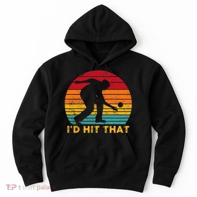 Funny Bocce Ball Retro ID Hit That Hoodie