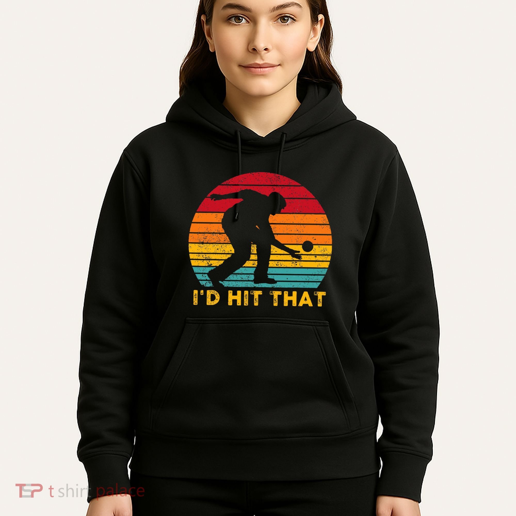 Funny Bocce Ball Retro ID Hit That Hoodie