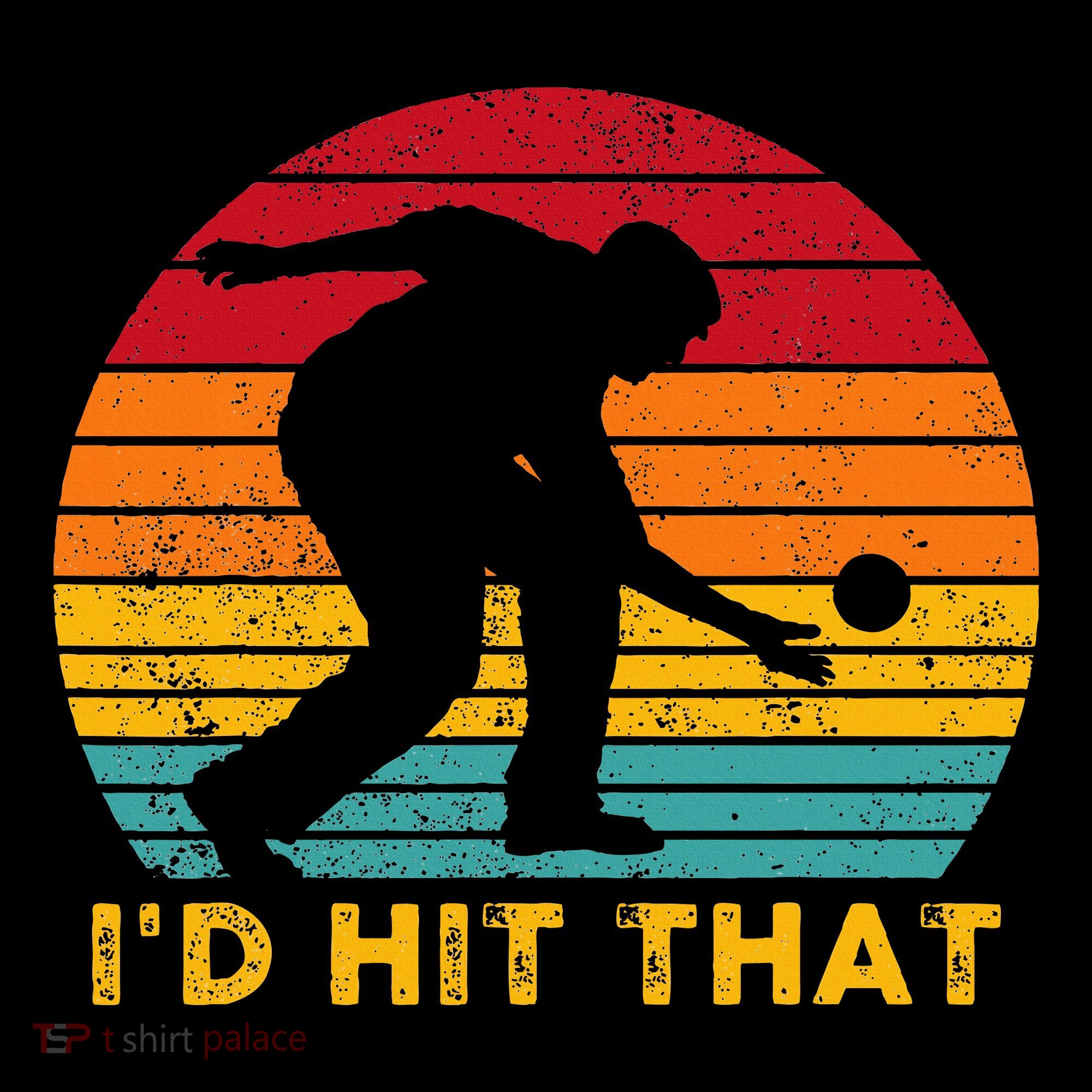Funny Bocce Ball Retro ID Hit That Hoodie
