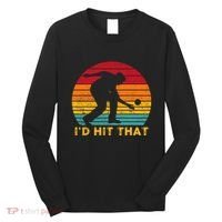 Funny Bocce Ball Retro ID Hit That Long Sleeve Shirt thumb 0