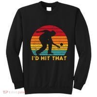 Funny Bocce Ball Retro ID Hit That Sweatshirt thumb 0