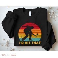 Funny Bocce Ball Retro ID Hit That Sweatshirt thumb 2
