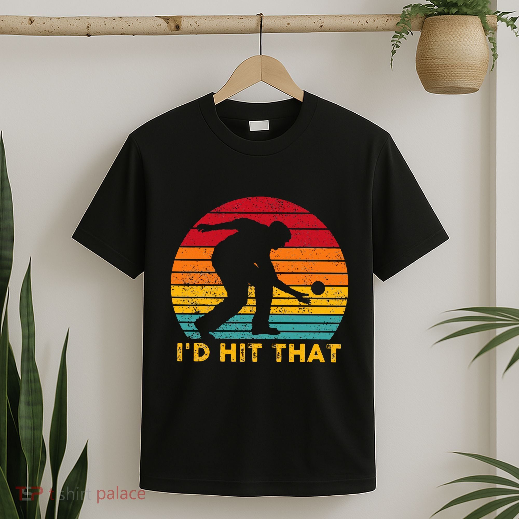 Funny Bocce Ball Retro ID Hit That T-Shirt