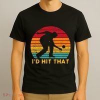 Funny Bocce Ball Retro ID Hit That T-Shirt thumb 3