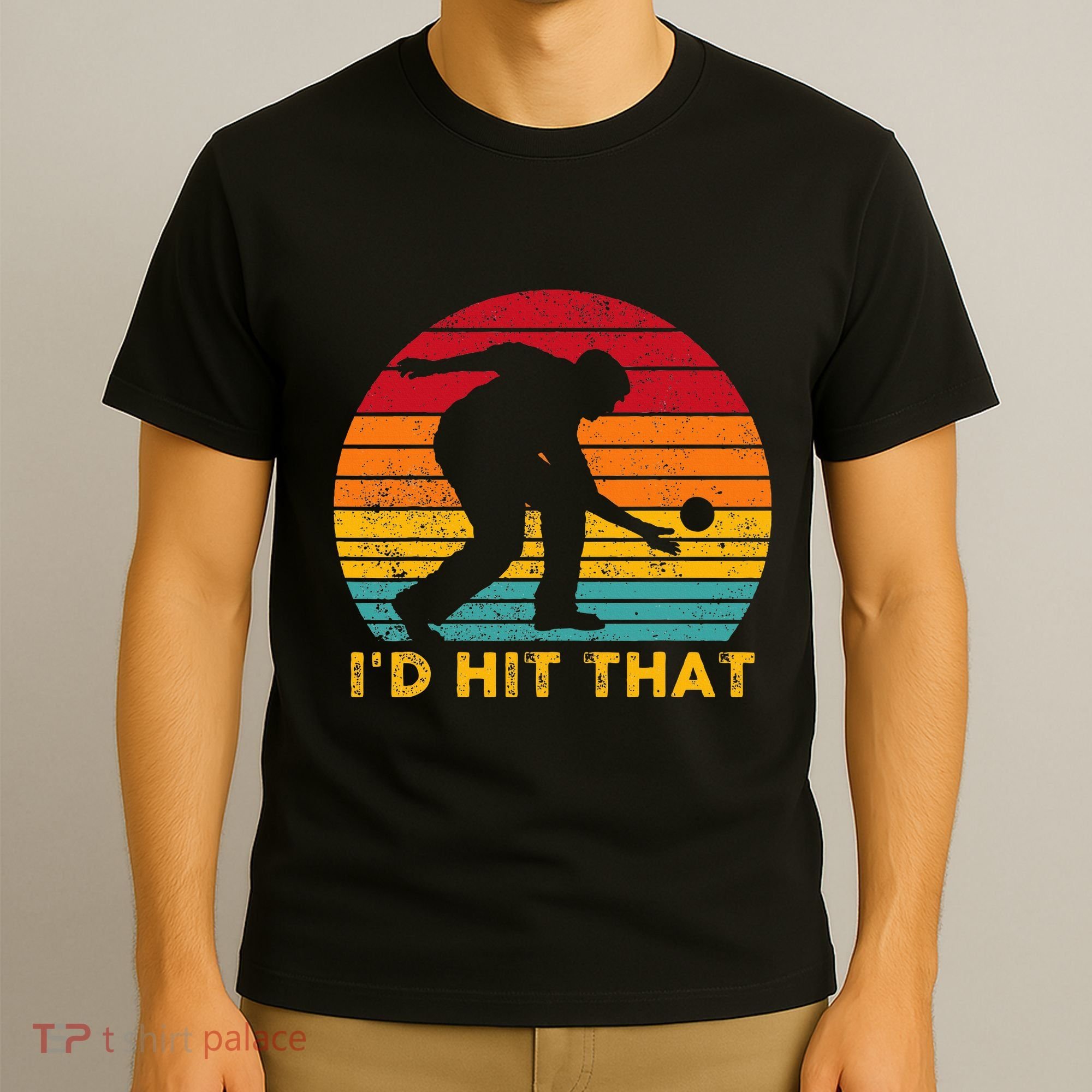 Funny Bocce Ball Retro ID Hit That T-Shirt