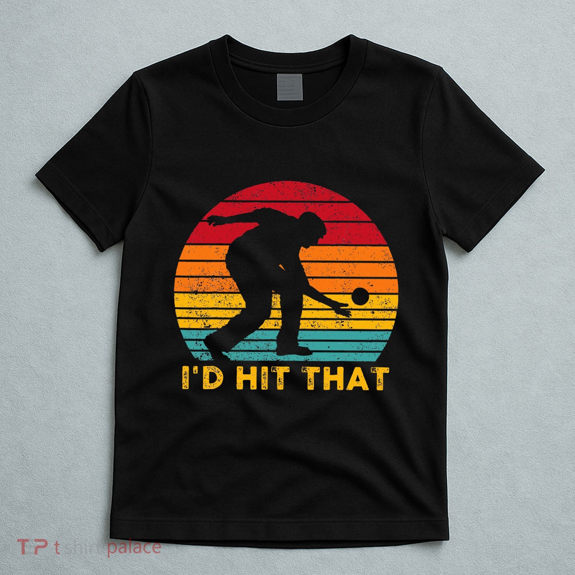 Funny Bocce Ball Retro ID Hit That T-Shirt