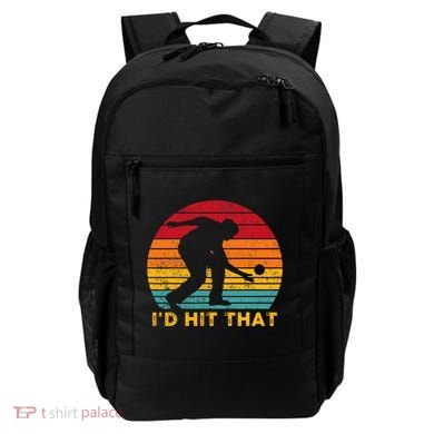 Funny Bocce Ball Retro ID Hit That Backpack