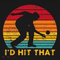 Funny Bocce Ball Retro ID Hit That Pajama Set thumb 2