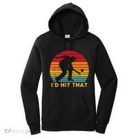 Funny Bocce Ball Retro ID Hit That Women's Hoodie thumb 0