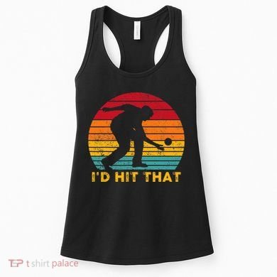 Funny Bocce Ball Retro ID Hit That Women's Tank Top