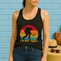 Funny Bocce Ball Retro ID Hit That Women's Tank Top thumb 2