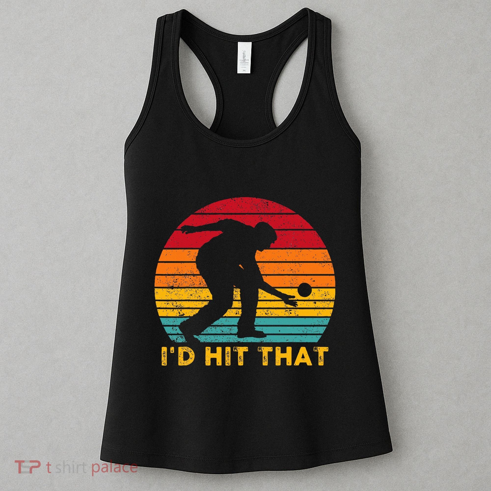 Funny Bocce Ball Retro ID Hit That Women's Tank Top