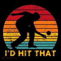 Funny Bocce Ball Retro ID Hit That Toddler Hoodie thumb 2