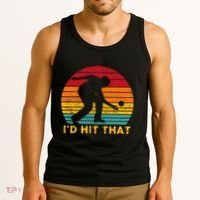Funny Bocce Ball Retro ID Hit That Tank Top thumb 3