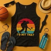 Funny Bocce Ball Retro ID Hit That Tank Top thumb 4