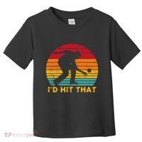 Funny Bocce Ball Retro ID Hit That Toddler T-Shirt thumb 0