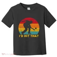 Funny Bocce Ball Retro ID Hit That Toddler T-Shirt thumb 0