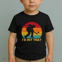 Funny Bocce Ball Retro ID Hit That Toddler T-Shirt thumb 2