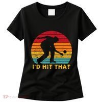 Funny Bocce Ball Retro ID Hit That Women's T-Shirt thumb 0