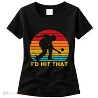 Funny Bocce Ball Retro ID Hit That Women's T-Shirt thumb 0