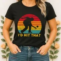 Funny Bocce Ball Retro ID Hit That Women's T-Shirt thumb 2