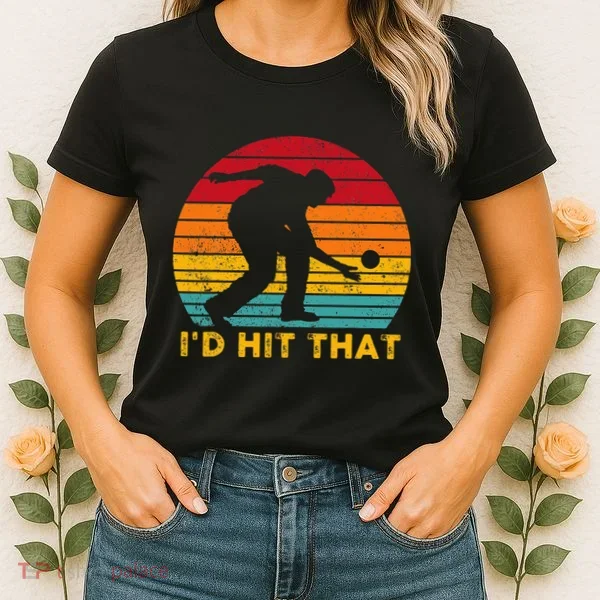 Funny Bocce Ball Retro ID Hit That Women's T-Shirt