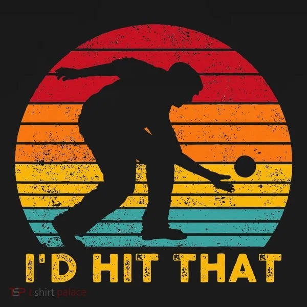 Funny Bocce Ball Retro ID Hit That Women's T-Shirt