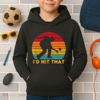 Funny Bocce Ball Retro ID Hit That Kids Hoodie thumb 2