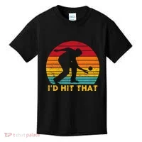 Funny Bocce Ball Retro ID Hit That Kids T-Shirt thumb 0