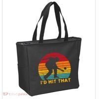 Funny Bocce Ball Retro ID Hit That Tote Bag thumb 2