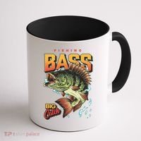 Fishing Bass Bitch Catch Coffee Mug thumb 1